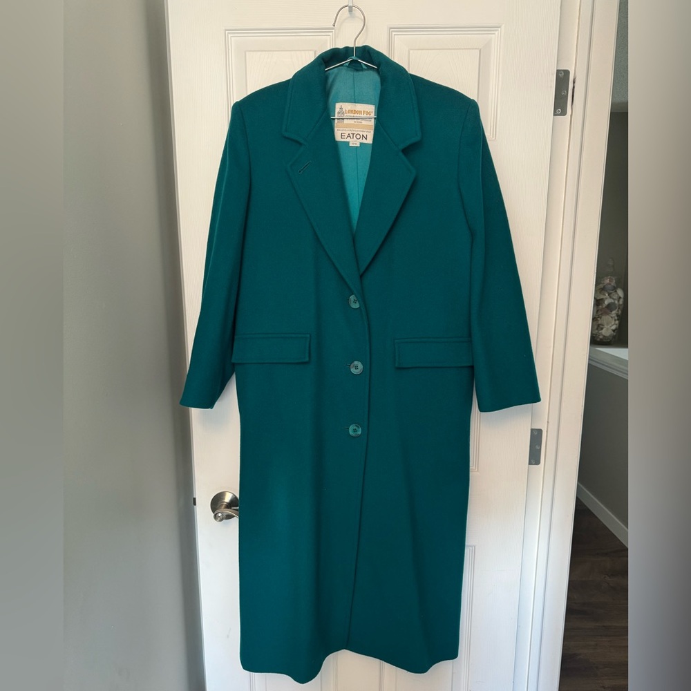 London Fog 100% wool long coat